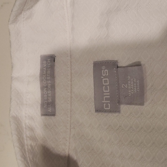 Chico's White Shirt - Picture 6 of 6